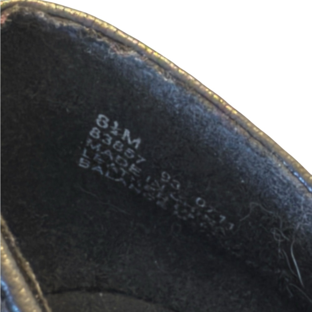 Clarks Bendables Black Leather Button Heels size 8 1/2 - Picture 5 of 10
